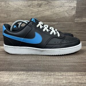 Nike Court Vision Black Blue Mens US Size 10 EUR 44 DH2987-005 Sneakers